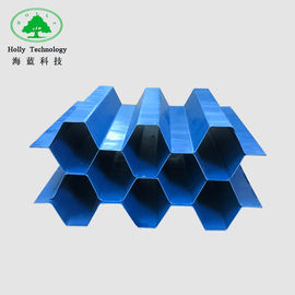 1mm Black Lamella Clarifier Tube Settler Media , Pp Tube Settler For Sewage Water Treatment