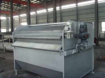 Continuous Microscreen Rotary Drum Filter , Solid Liquid Separation Machine